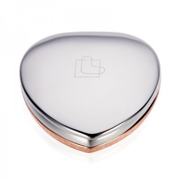 Lunavit Power Heart Duo - Magnetherz aus Edelstahl und Kupfer